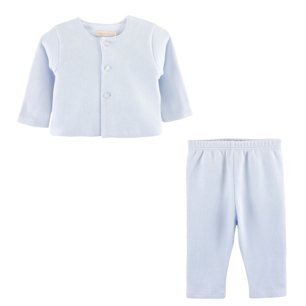 Baby Club Chic Cardigan & Pant Set 9-12M NWT